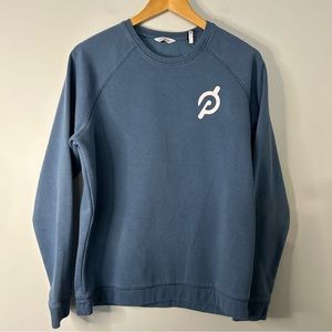 Peloton Blue Crewneck Pullover Sweatshirt